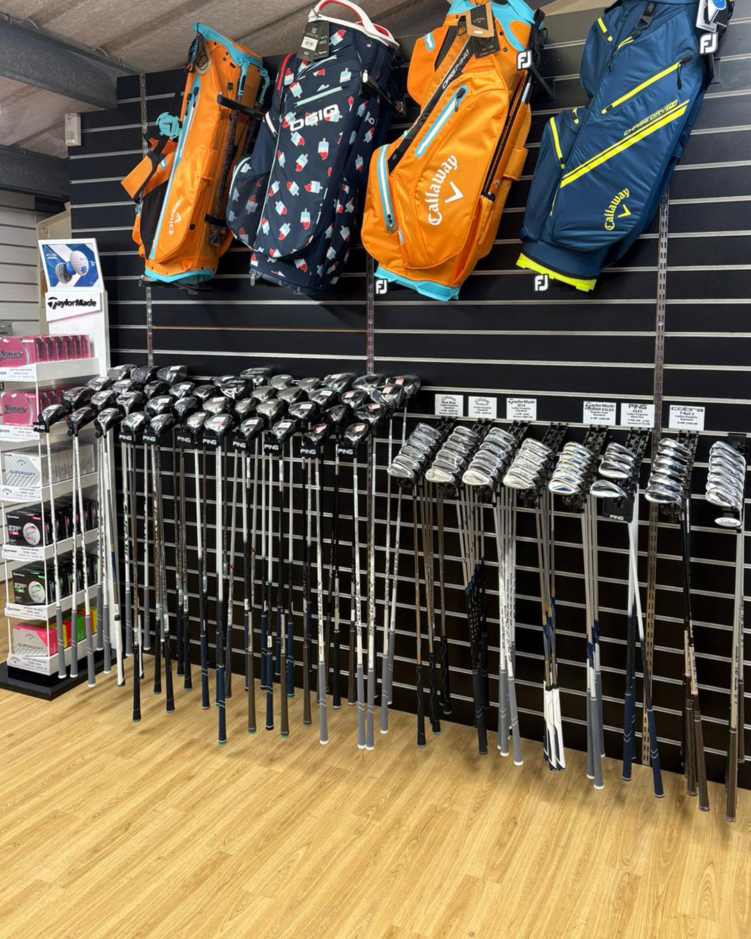 GolfGarb ladies golf clothes In store at the Tony Valentine Golf Centre Corsham clubs and club bags also available