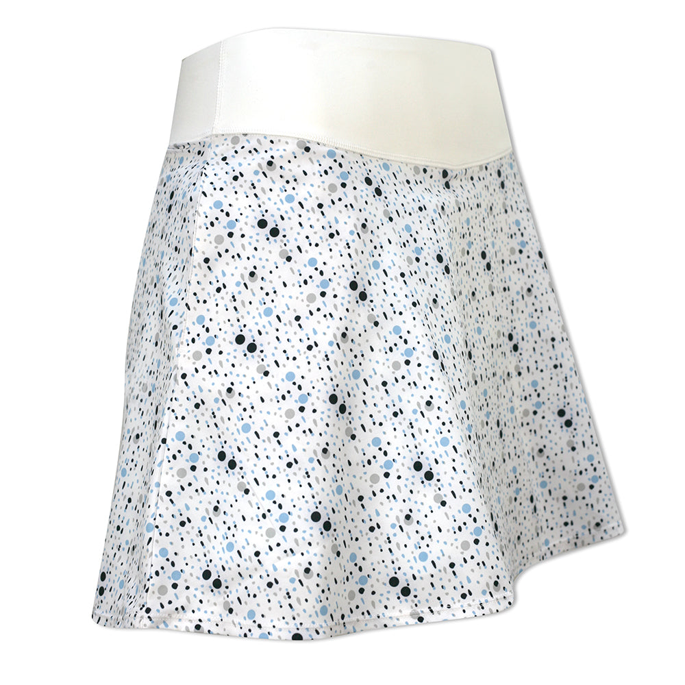 Puma Ladies PWRSHAPE Skort in Bright White Dot Print - Last One Medium Only Left