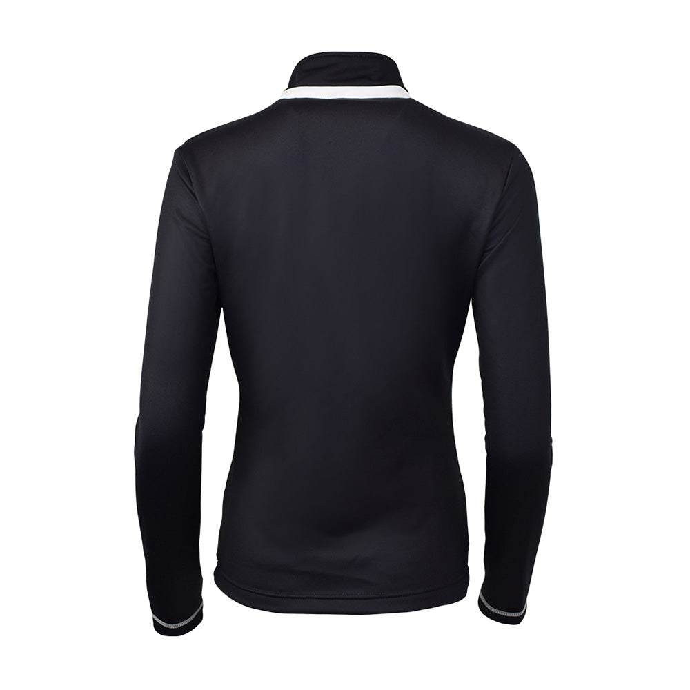 Pure Golf Ladies Mid-Layer Full Zip Jacket in Black