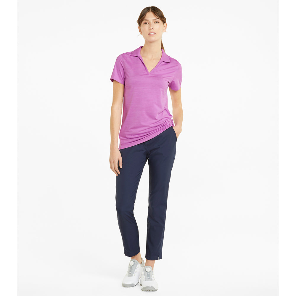 Puma Ladies Cloudspun Coast Golf Polo in Mauve