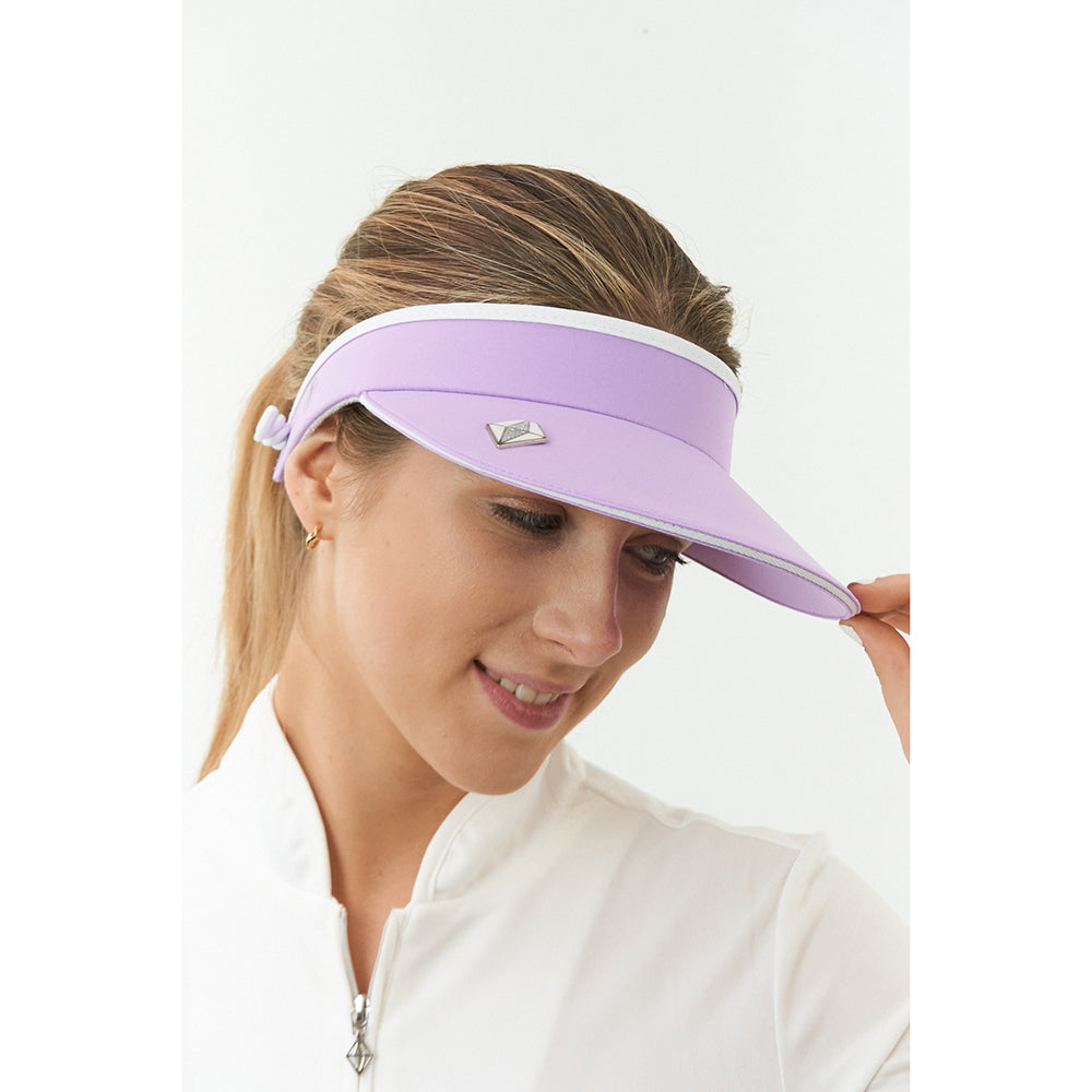 Pure Golf Ladies Cable Adjusted Visor in Lilac