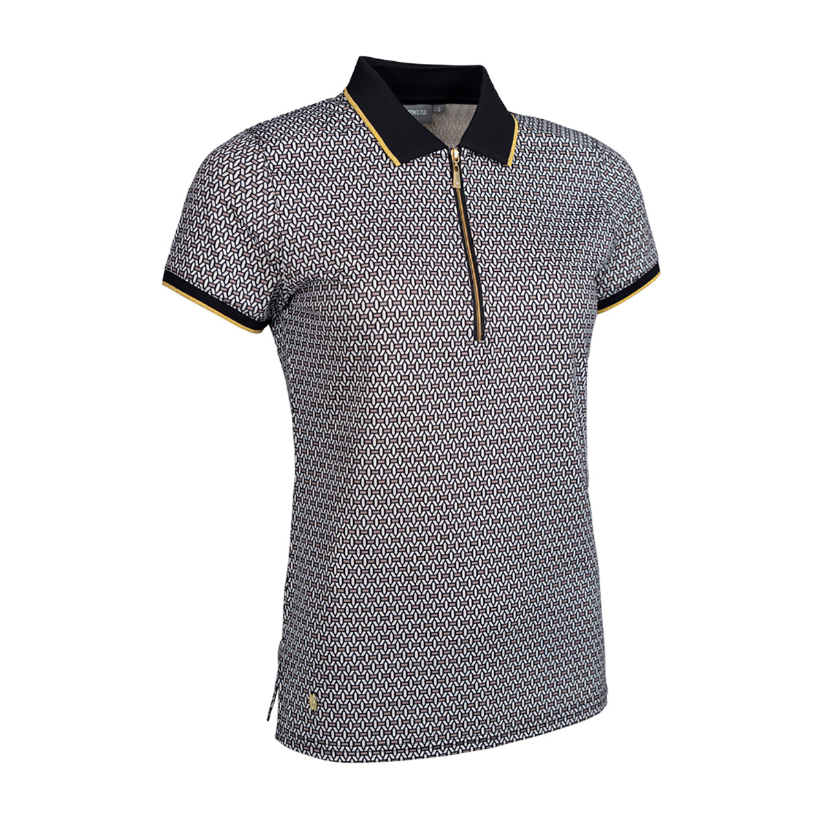Glenmuir Ladies Printed Polo for Elevated Style with Sophisticated Performance