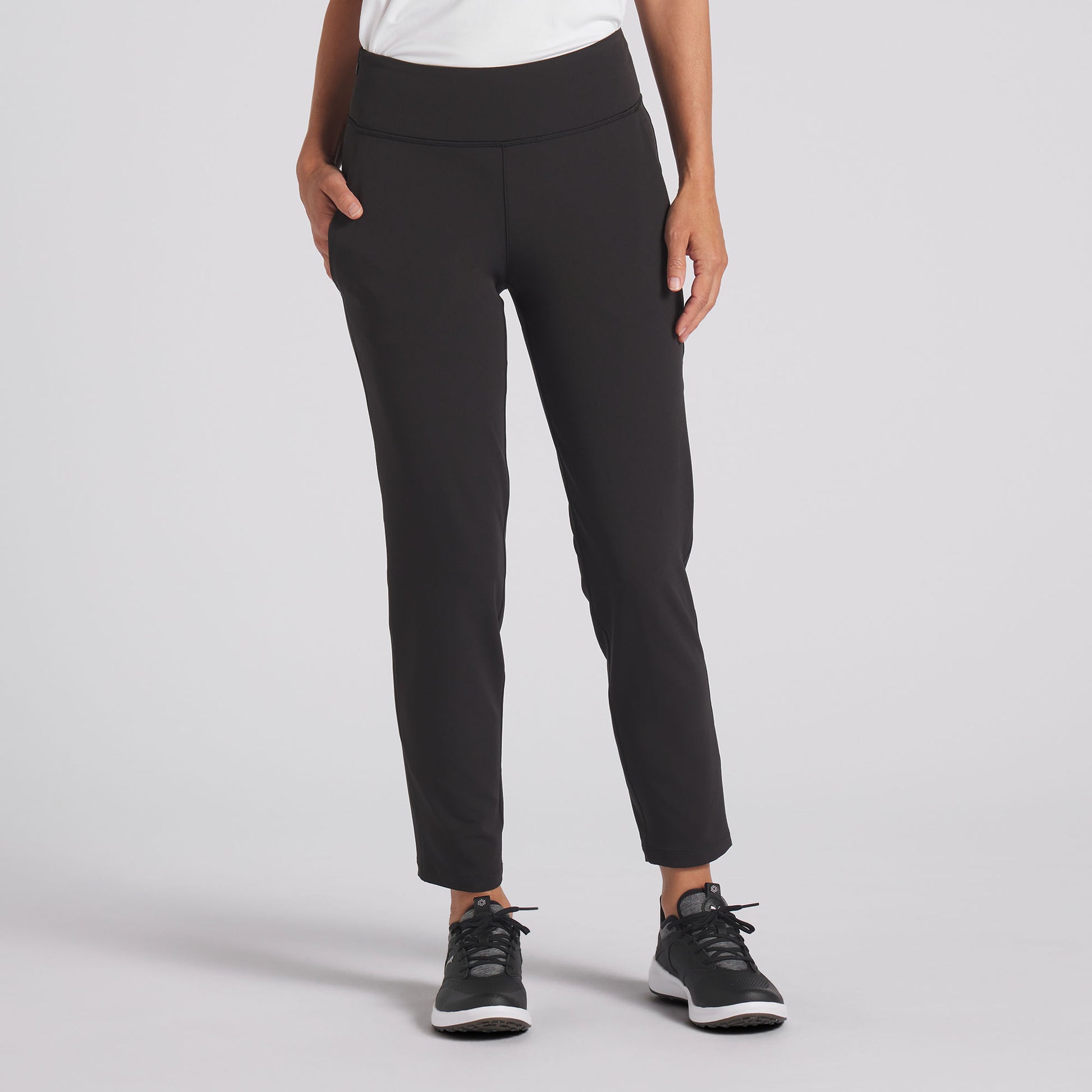 Puma Ladies High Rise 7/8 Trousers in Black