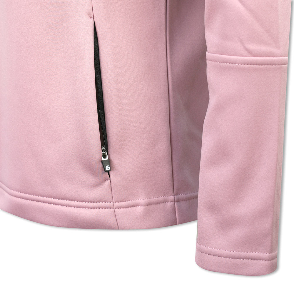 Sunderland Ladies Technical Fleece Jacket in Pink Haze and Black