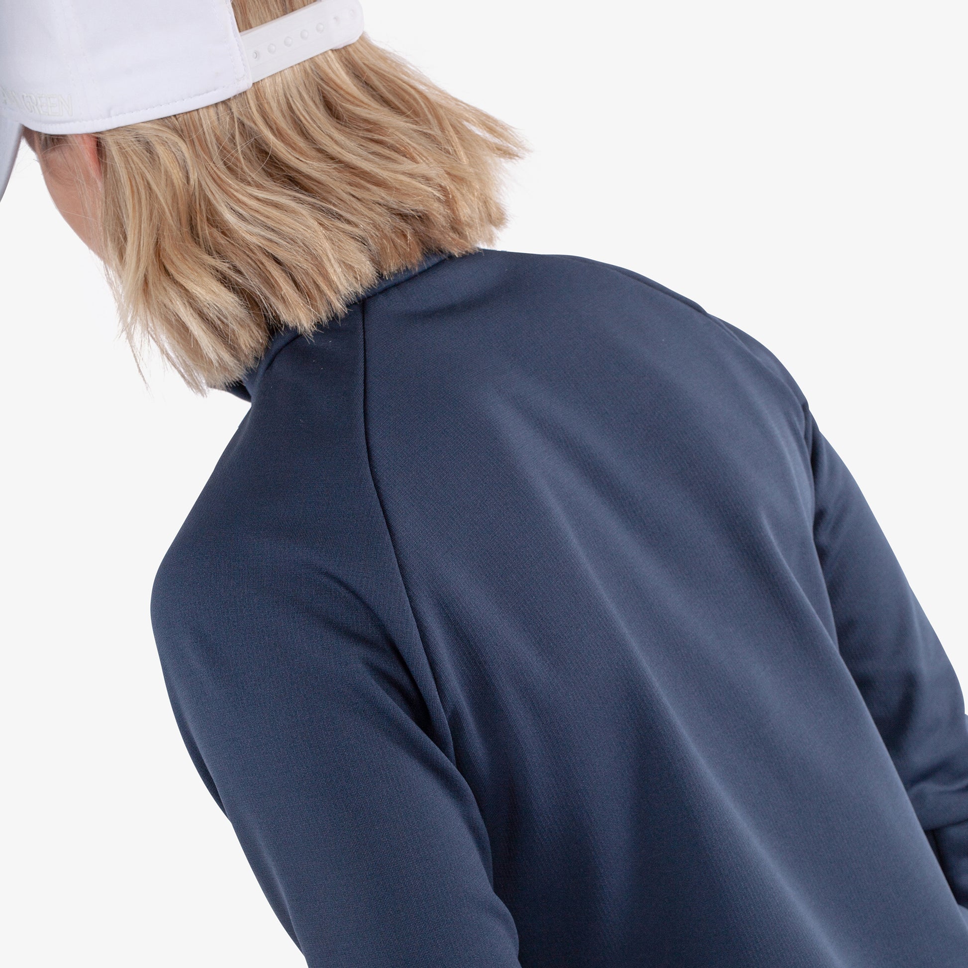 Galvin Green Ladies INSULA Zip-Neck Top in Navy
