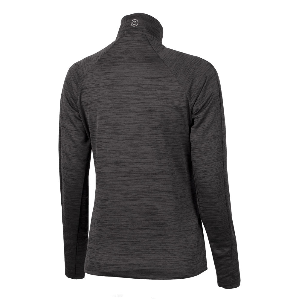 Galvin Green Ladies INSULA Zip Neck Mid-layer Top in Black