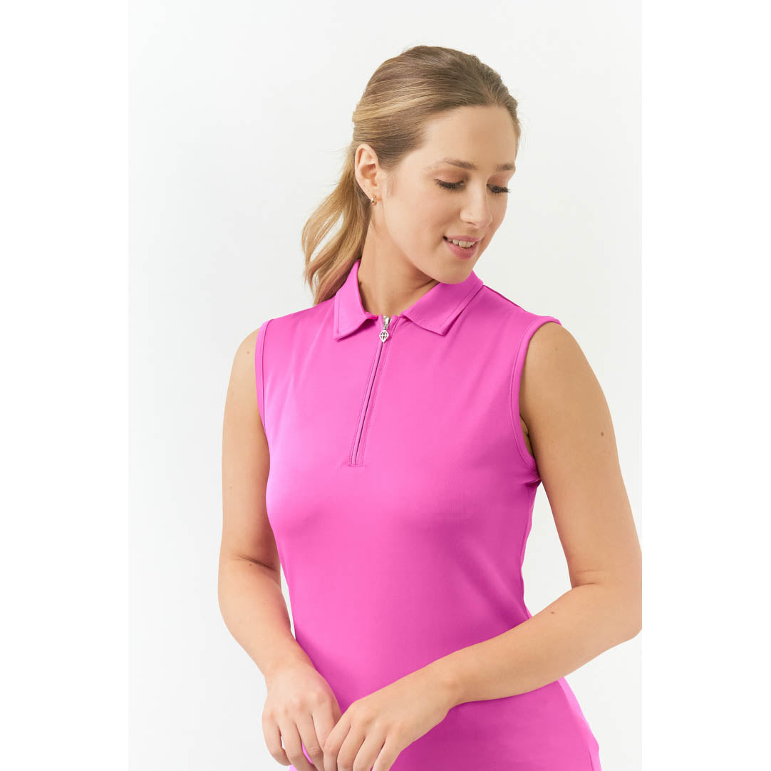 Pure Golf Ladies Silky Soft Sleeveless Polo