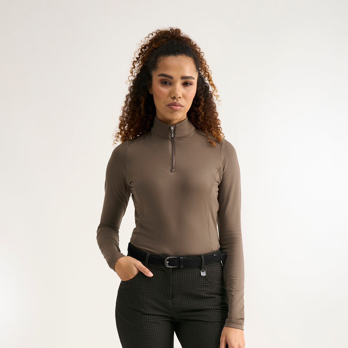 PING Ladies Long-Sleeve Half-Zip Golf Top