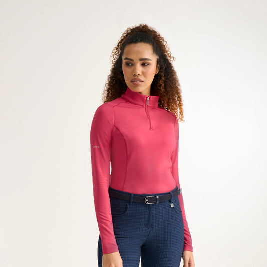 PING Ladies Long-Sleeve Zip-Neck Golf Top