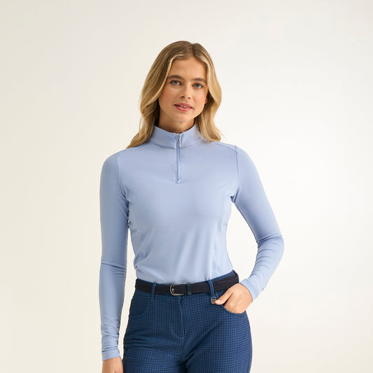 PING Ladies Long-Sleeve Zip-Neck Golf Top