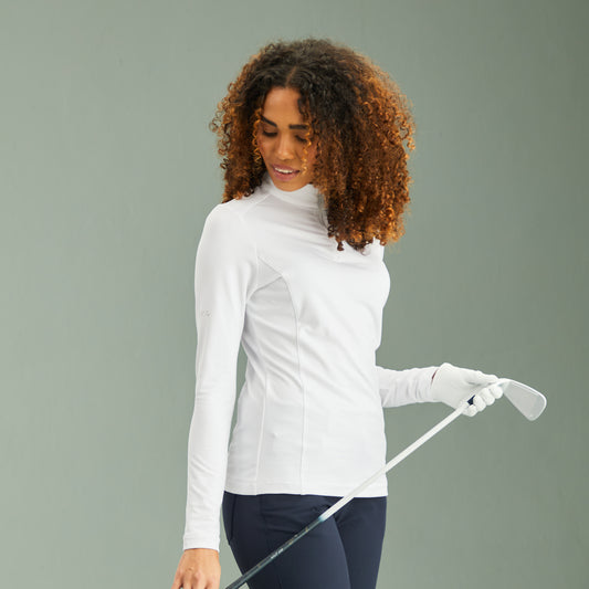 PING Ladies Long-Sleeve Zip-Neck Golf Top