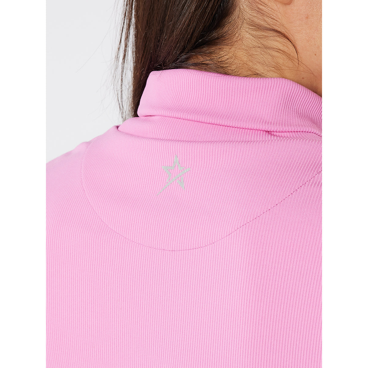 Swing Out Sister Soft-Stretch Ribbed Roll Neck with Brushed Back Inner