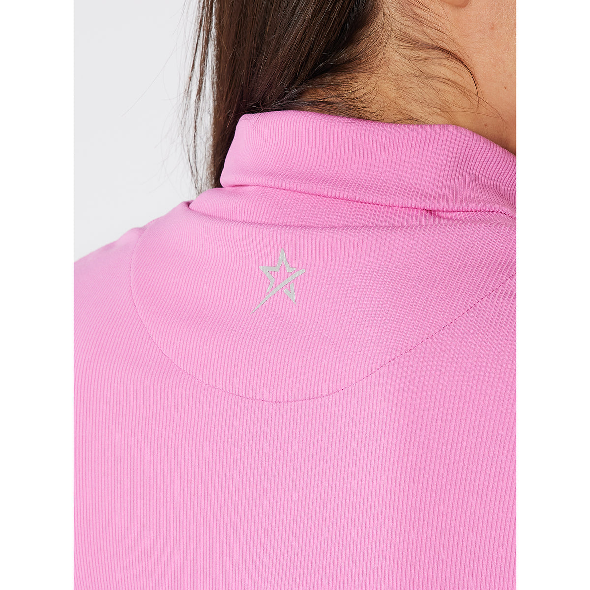 Swing Out Sister Soft-Stretch Ribbed Roll Neck with Brushed Back Inner