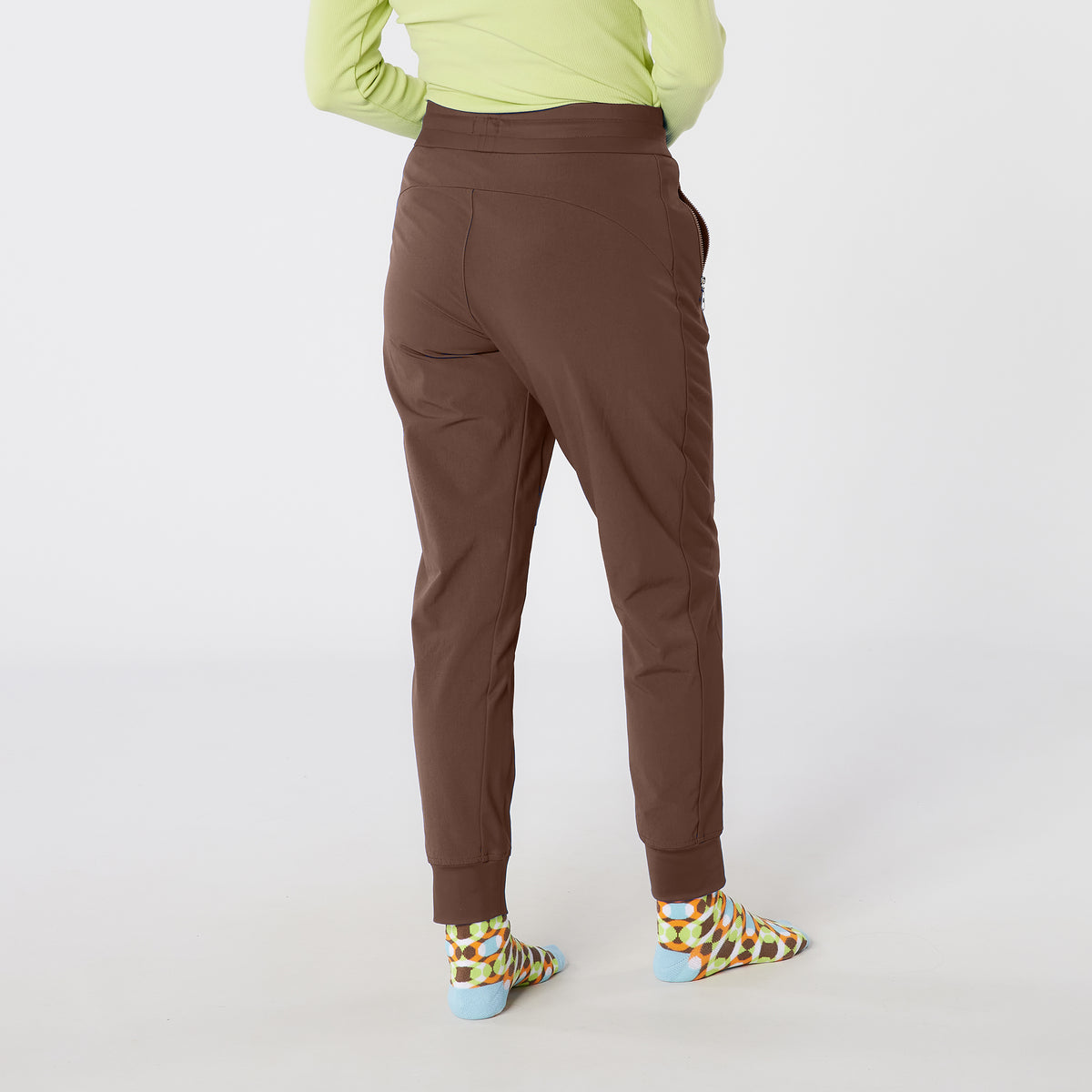 Swing Out Sister Ladies Wind & Water Resistant Pull-On Stretch Jogger