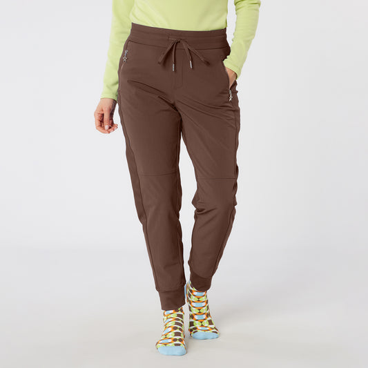 Swing Out Sister Ladies Wind & Water Resistant Pull-On Stretch Jogger