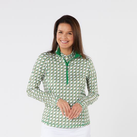 Swing Out Sister Long Sleeve Top with Mesh Ventilation
