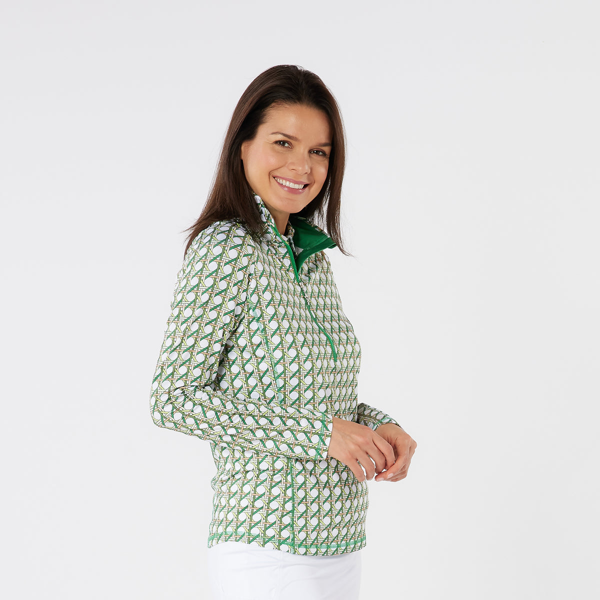 Swing Out Sister Long Sleeve Top with Mesh Ventilation