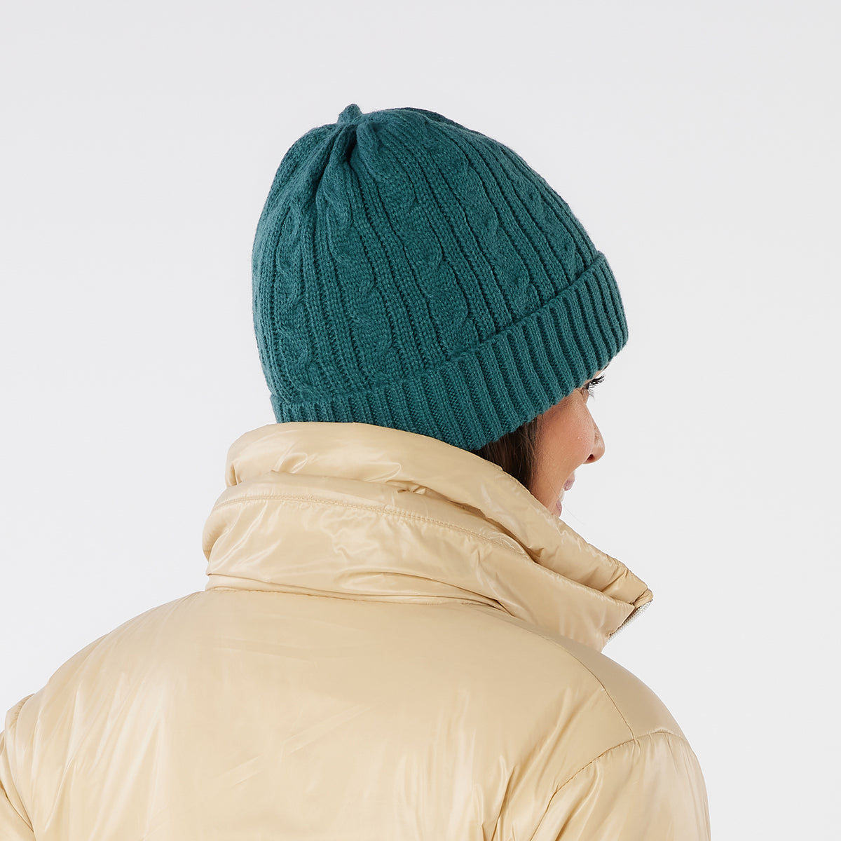 Swing Out Sister Ladies Fleece Lined Cable Knit Beanie Hat