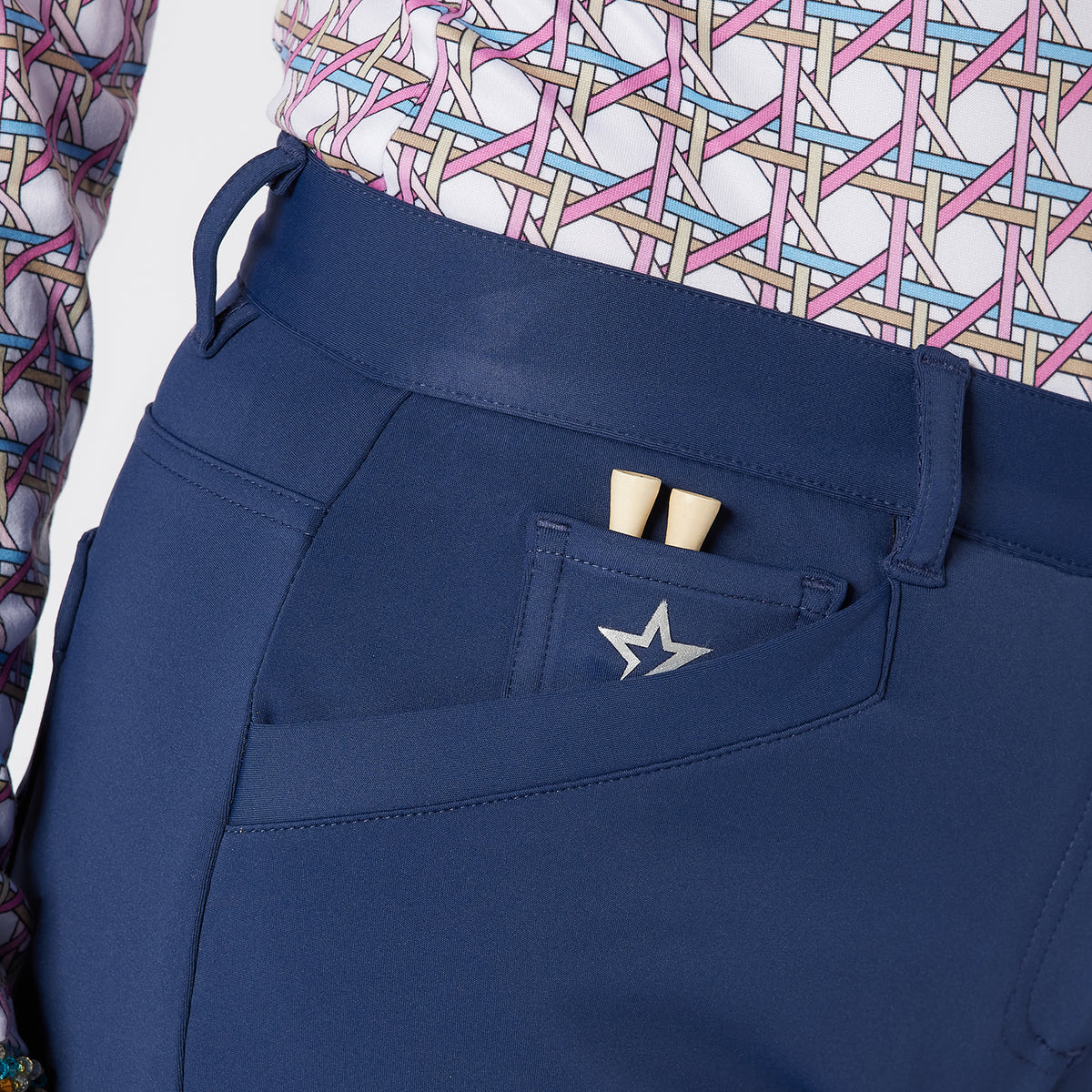 Swing Out Sister Micro-Fleece Backed Thermal Trouser in Navy Blazer