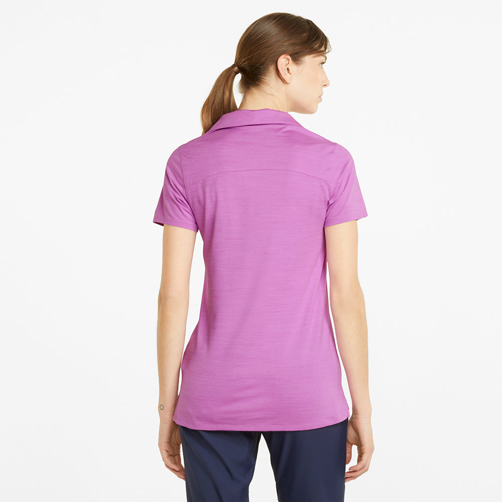 Puma Ladies Cloudspun Coast Golf Polo in Mauve