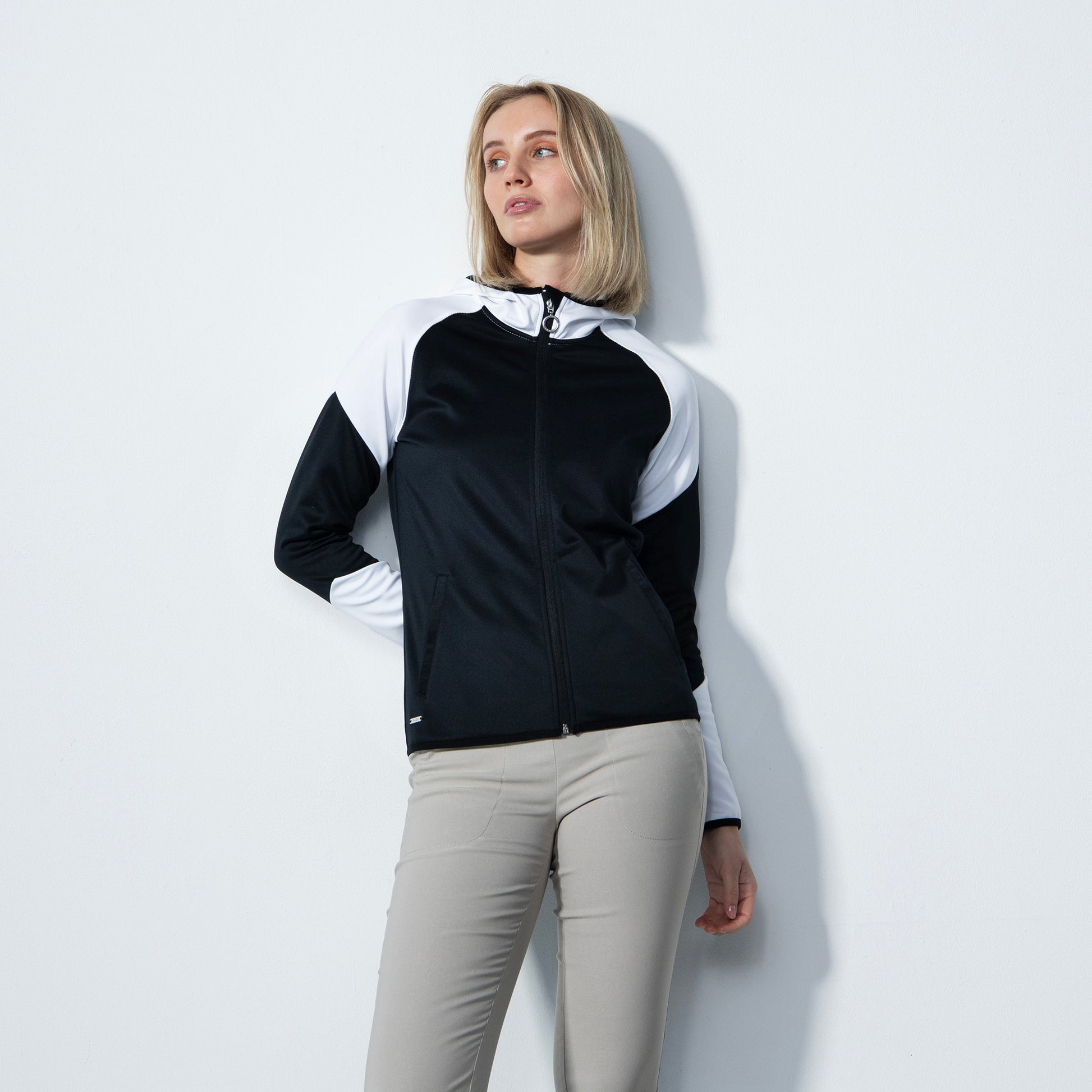 Daily Sports Ladies Colour Block Hooded Jacket