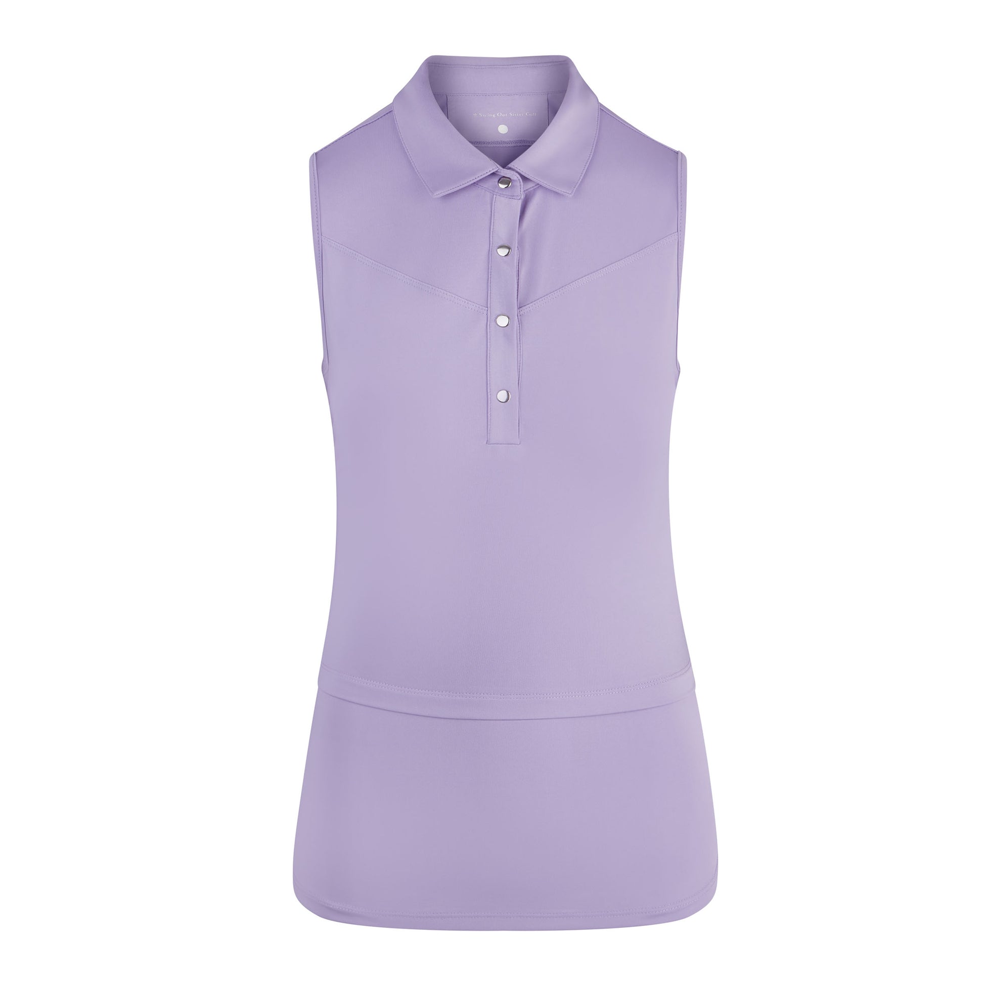 Swing Out Sister Lavender Sleeveless Golf Polo