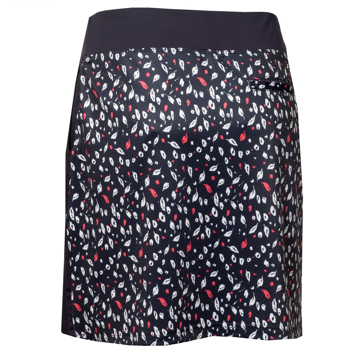 Green Lamb Ladies Pull-On Printed Golf Skort with Faux Wrap Effect - Last One Size 8 Only Left