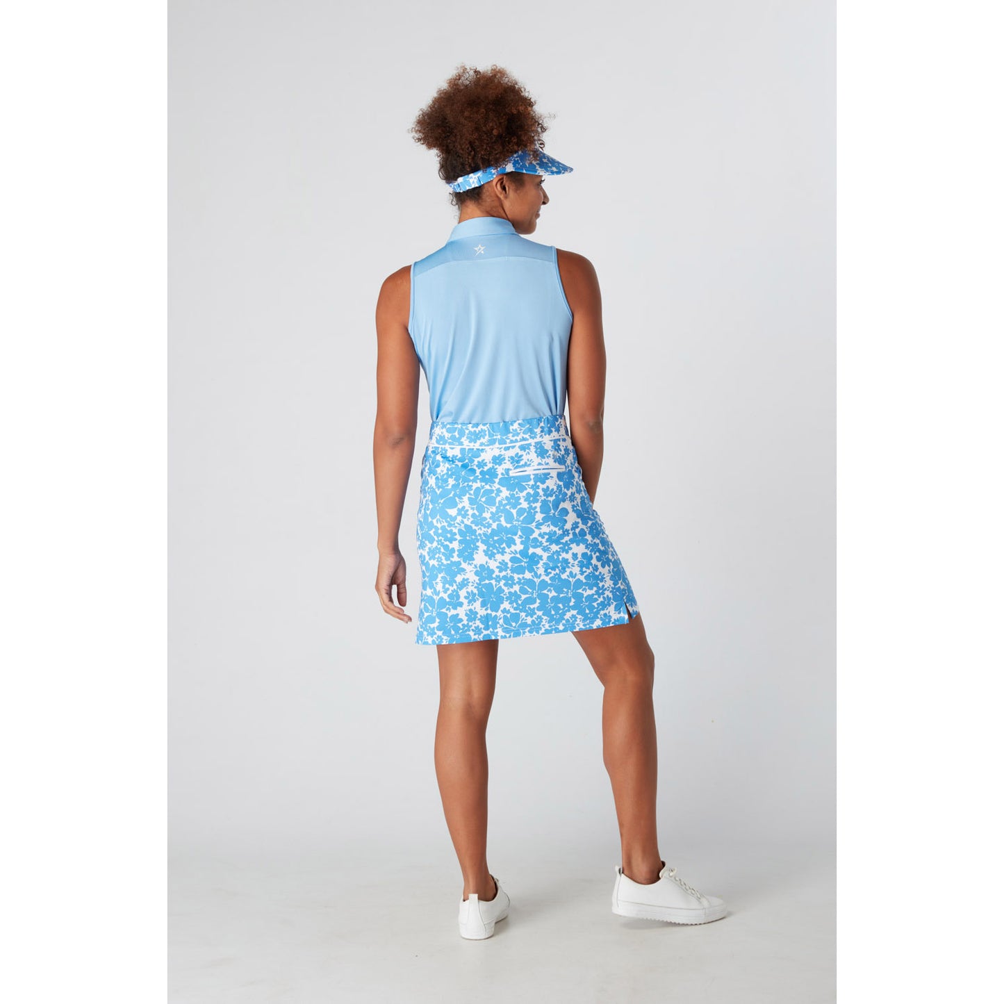 Swing Out Sister Ladies Pull-on Full Bloom Print Golf Skort