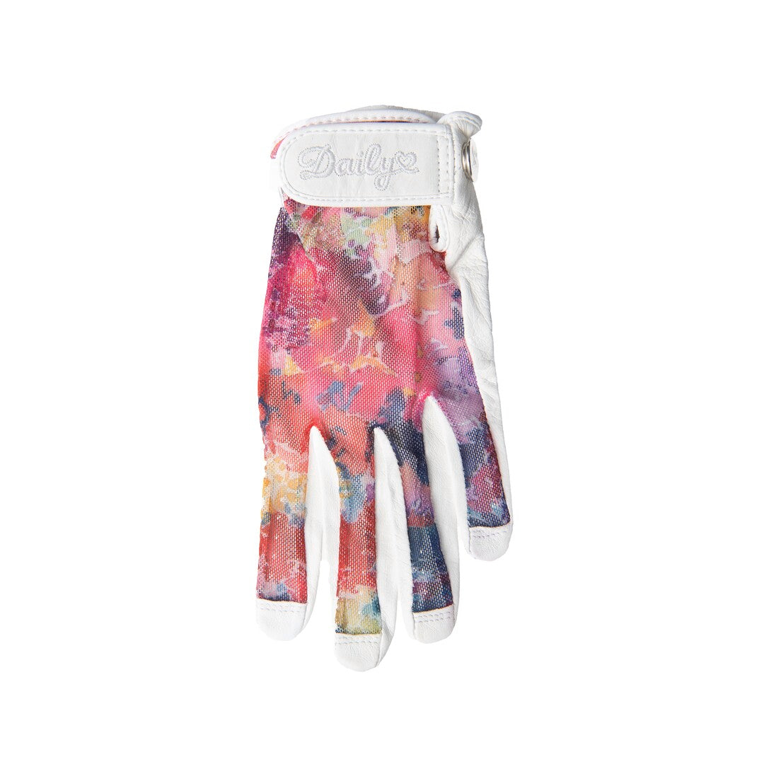 Daily Sports Ladies Abstract Floral Print Sun Glove in Creative Bloom
