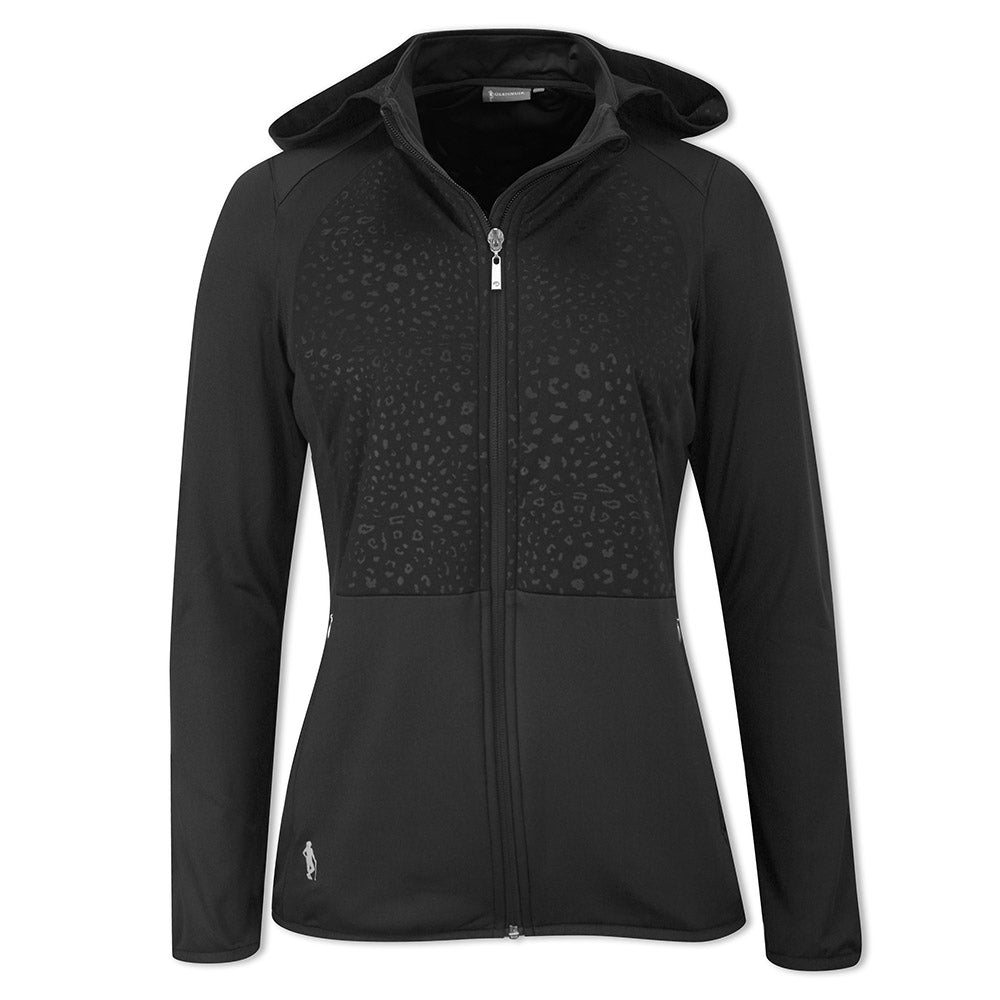 Glenmuir Ladies Hybrid Jacket with Hood in Black