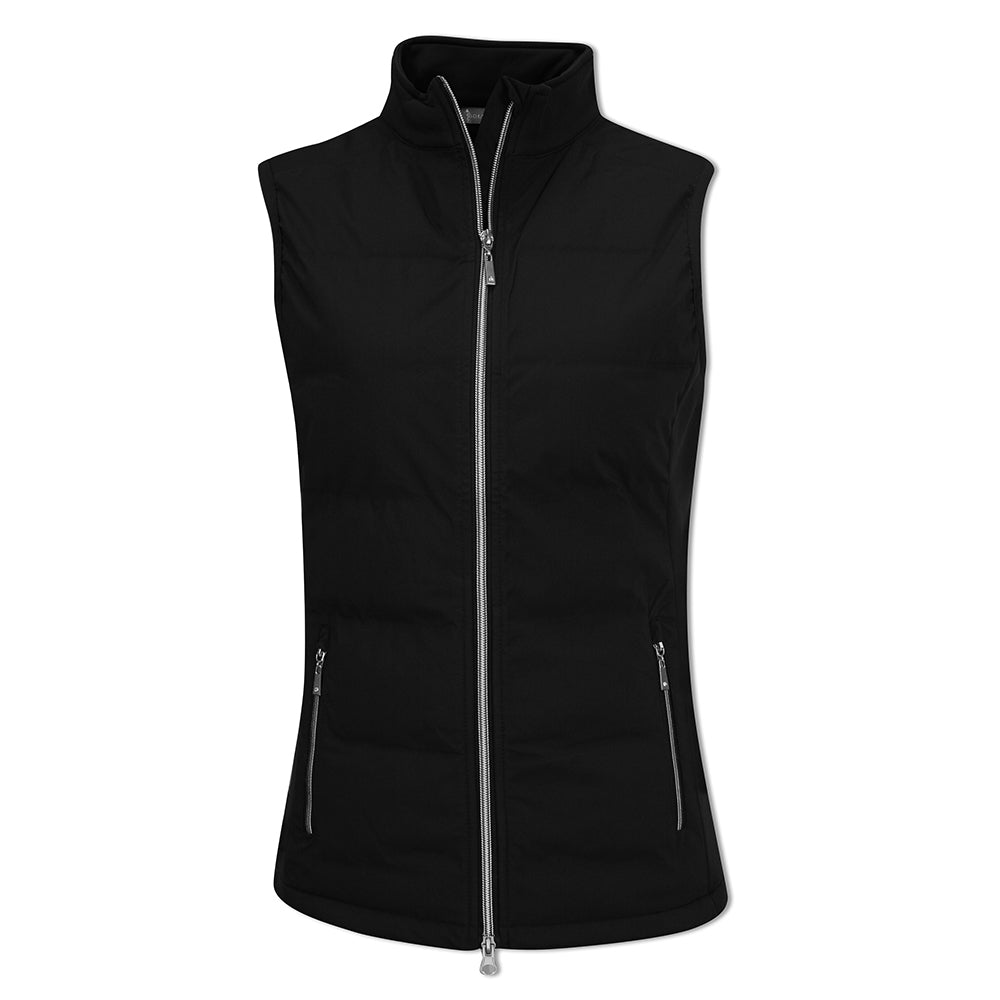 Glenmuir Ladies Water Repellent Padded Gilet in Black