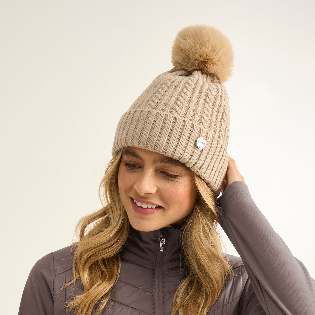 PING Ladies Fleece-Lined Golf Bobble Hat