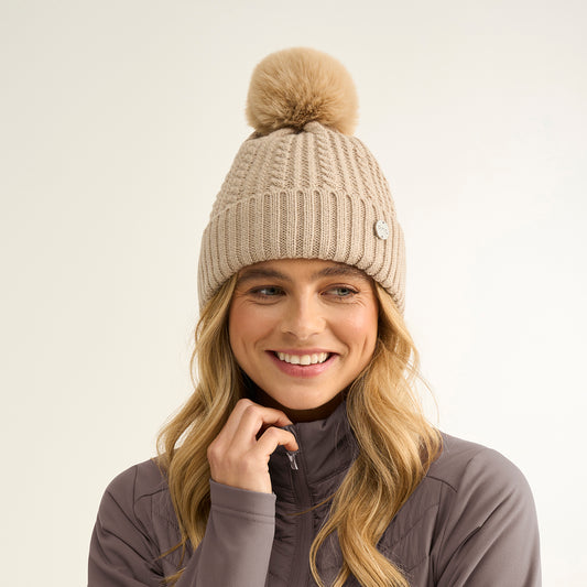 PING Ladies Fleece-Lined Golf Bobble Hat