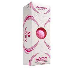 Lady Precept Sleeve of 3 Golf Balls for Confidence with Every Shot in Fabulous Hot Pink