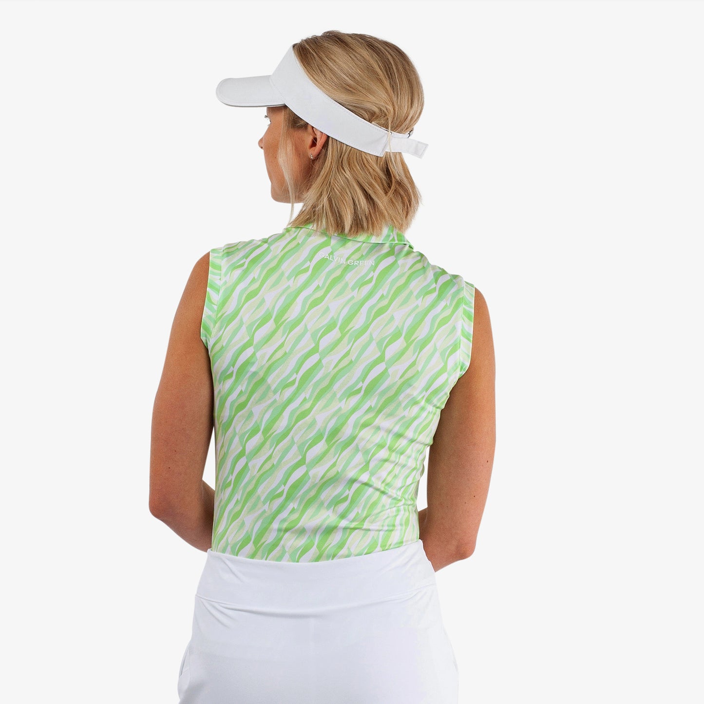 Galvin Green Ladies Polo with Abstract Print