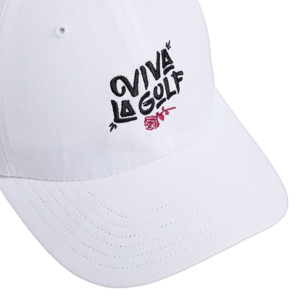 adidas Ladies Cotton Twill Cap with Viva La Golf Design