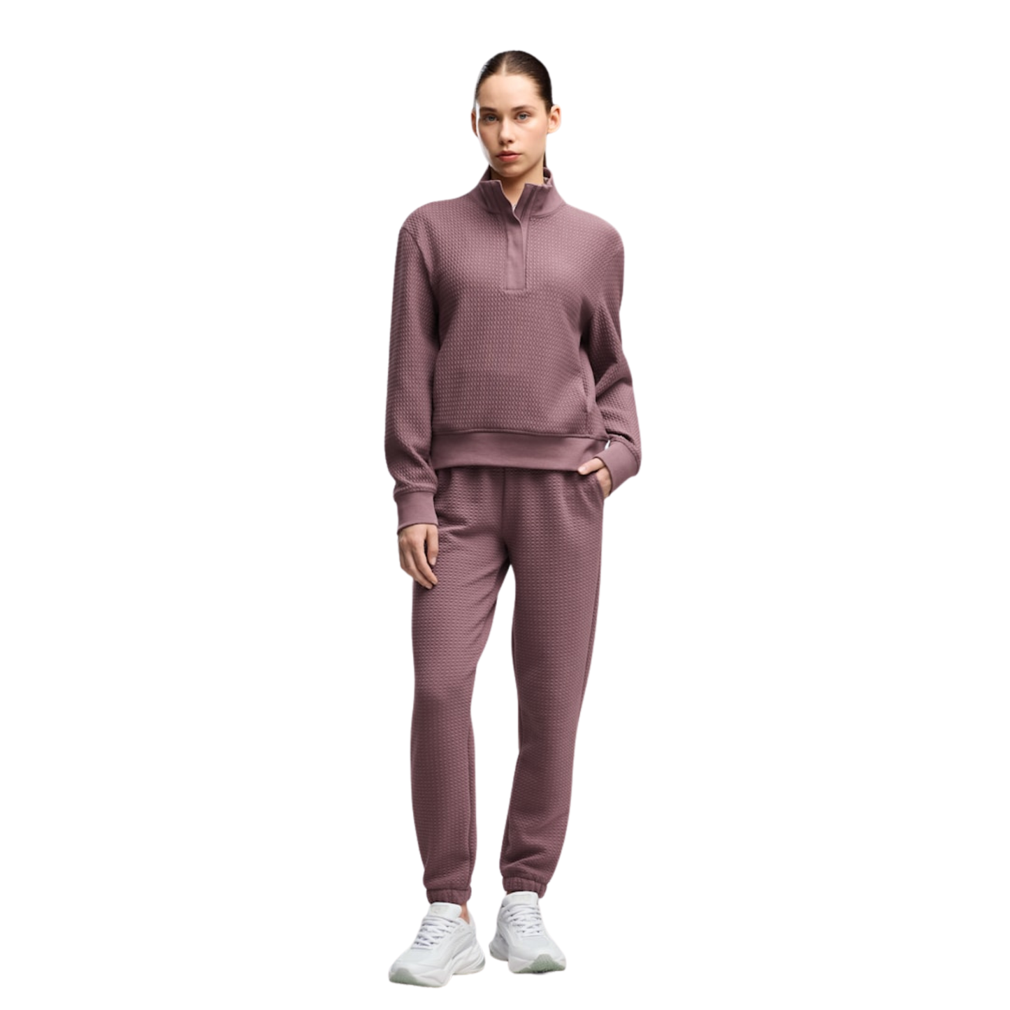 Puma Ladies Waffle Style 1/4 Zip - Enjoy Cosy Comfort for Cooler Days