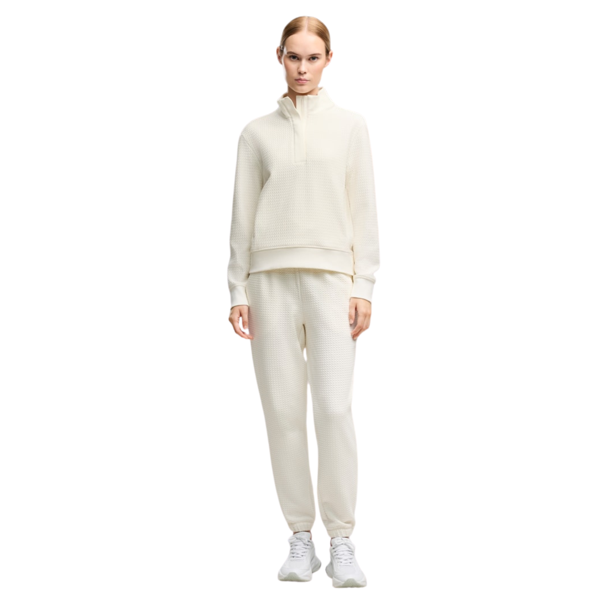 Puma Ladies Waffle Style 1/4 Zip - Enjoy Cosy Comfort for Cooler Days