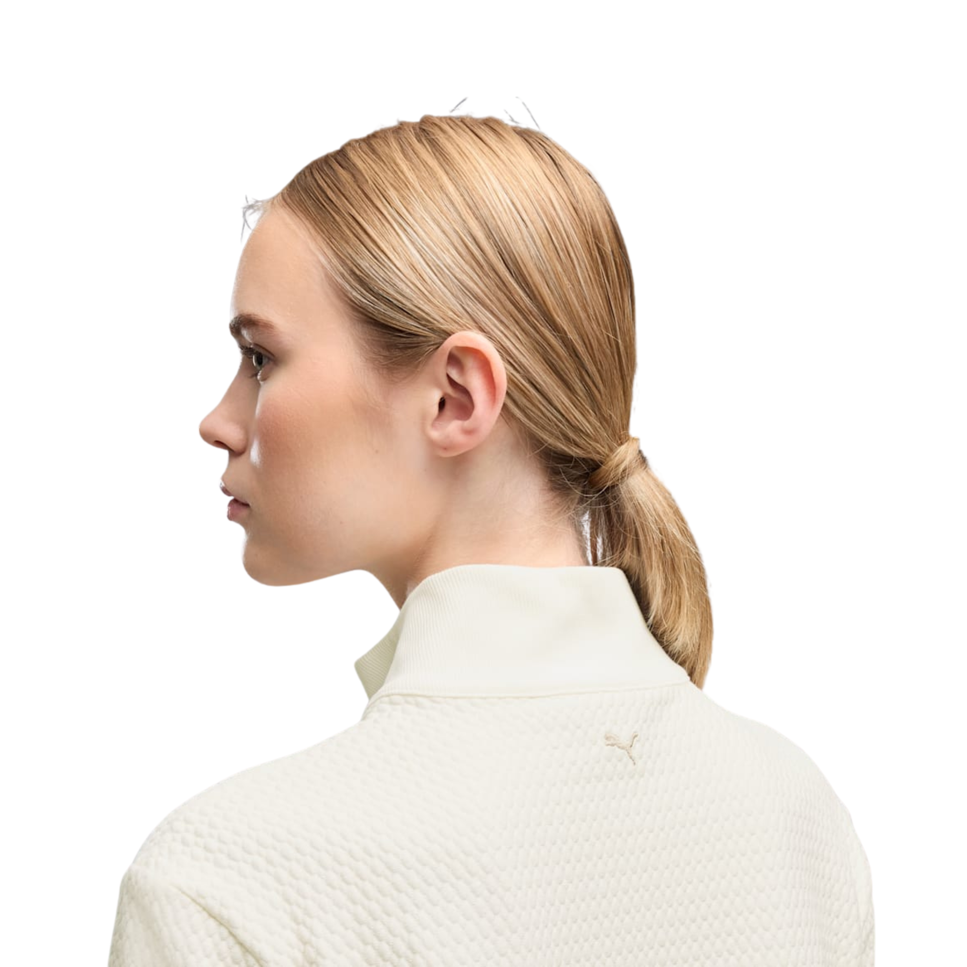 Puma Ladies Waffle Style 1/4 Zip - Enjoy Cosy Comfort for Cooler Days