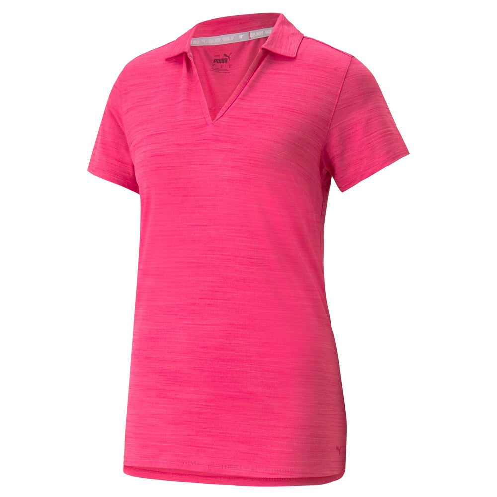 Puma Ladies Cloudspun Coast Golf Polo in Orchid - Medium Only Left