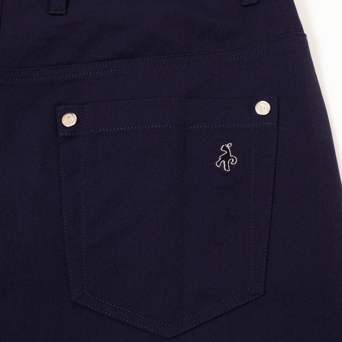 Green Lamb Ladies Soft-Stretch Skort in Navy