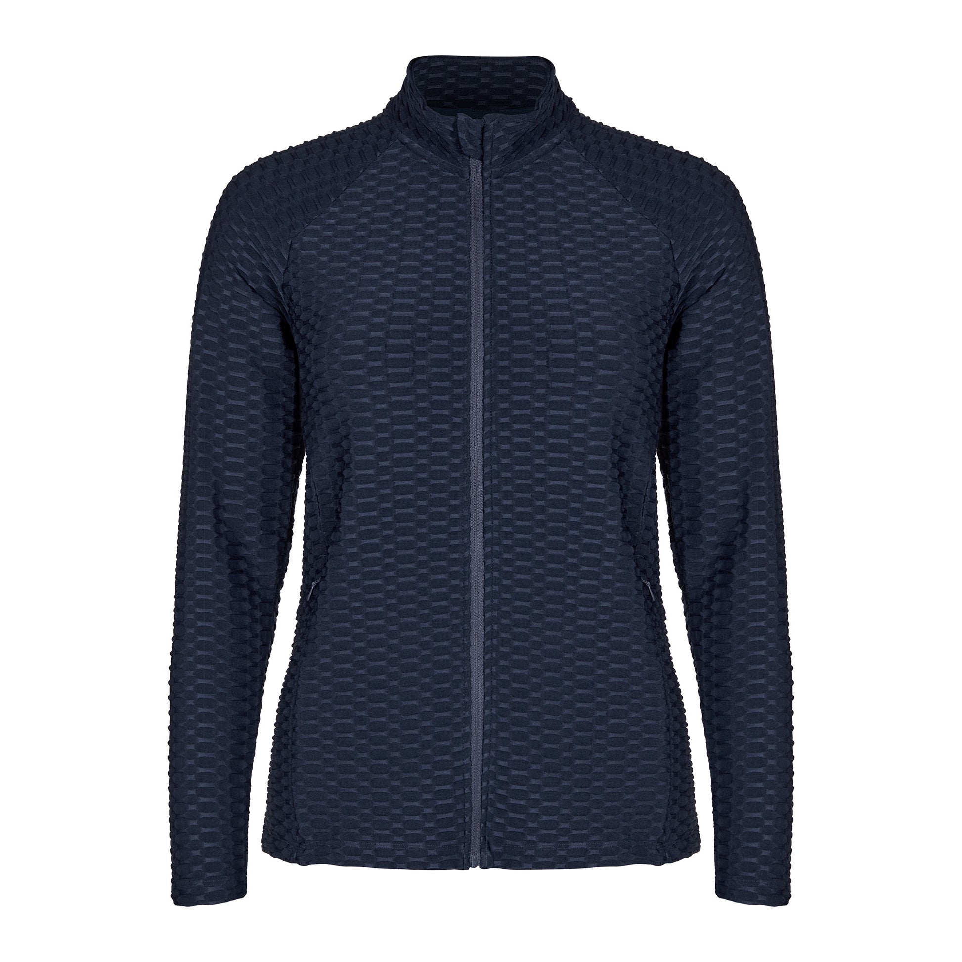 Rohnisch Ladies Textured Jersey Jacket in Navy