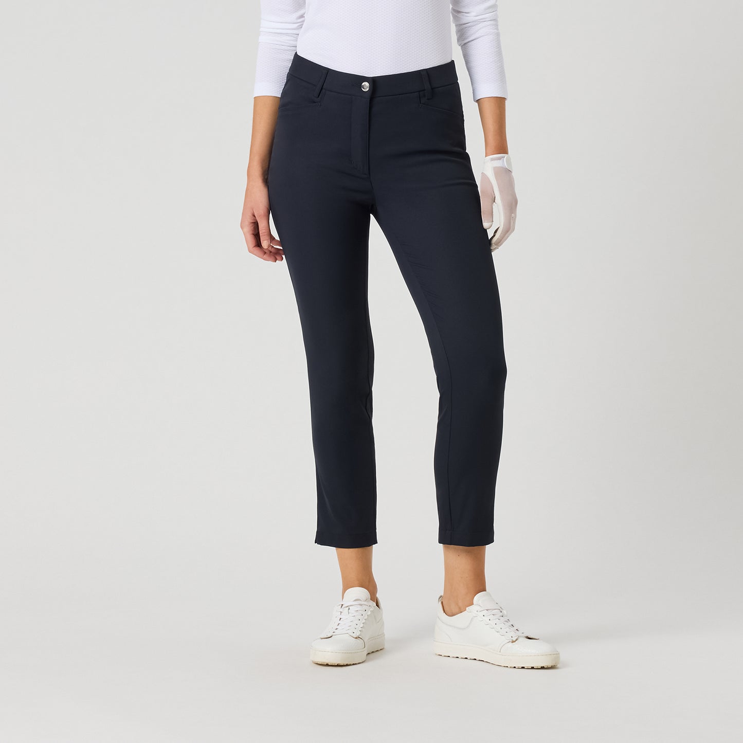 Daily Sports Ladies 7/8 Trousers in Dark Navy Blue - The Wardrobe Essential with Timeless Appeal