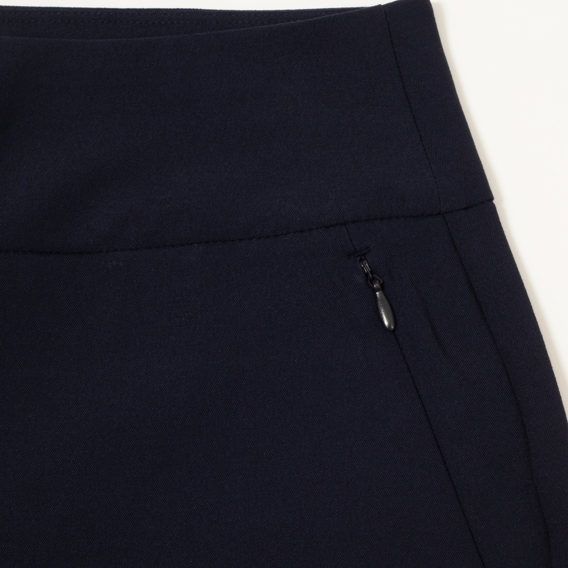 Green Lamb Pull-On Contour Trousers in Navy 