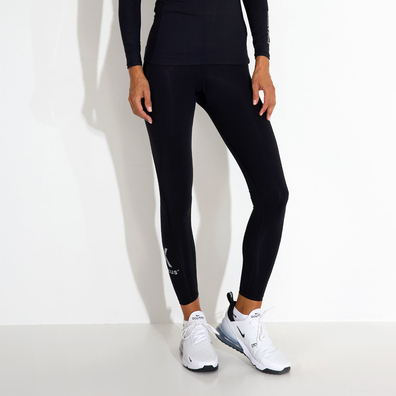Abacus Ladies Compression Leggings in Black