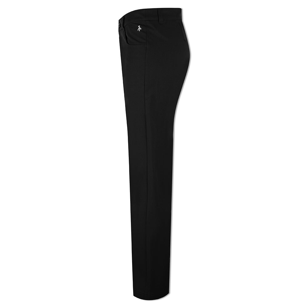 Green Lamb Stretch Trousers with SPF30+ in Black