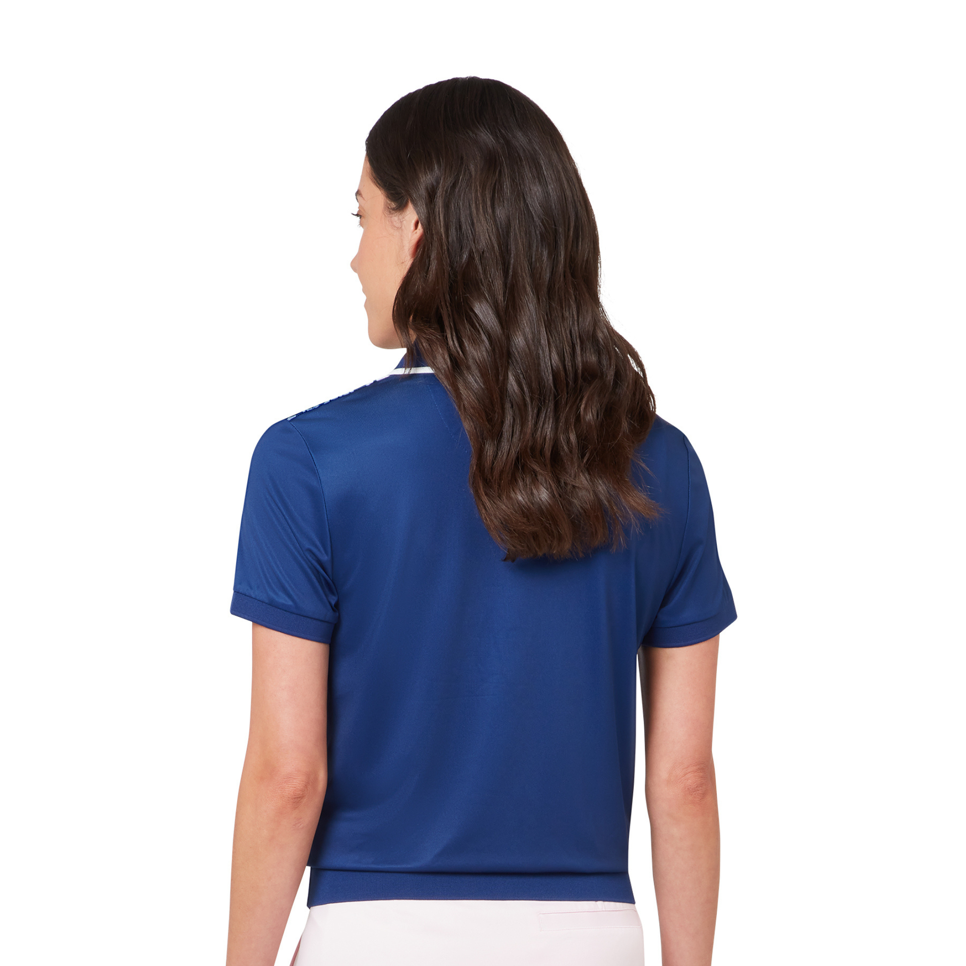 Callaway Ladies Short Sleeve Polo with Feminine Floral Style & Performance Comfort