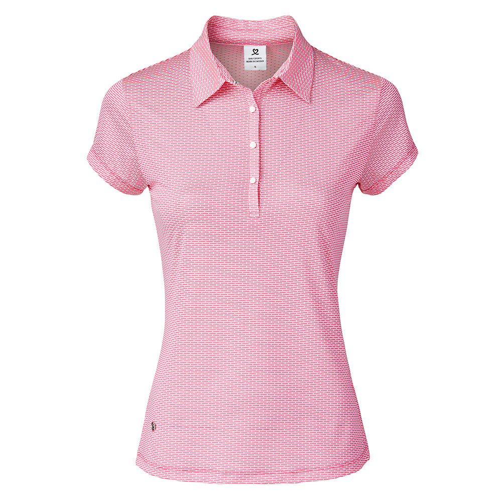 Daily Sports Ladies Dhalia Print Cap Sleeve Golf Polo