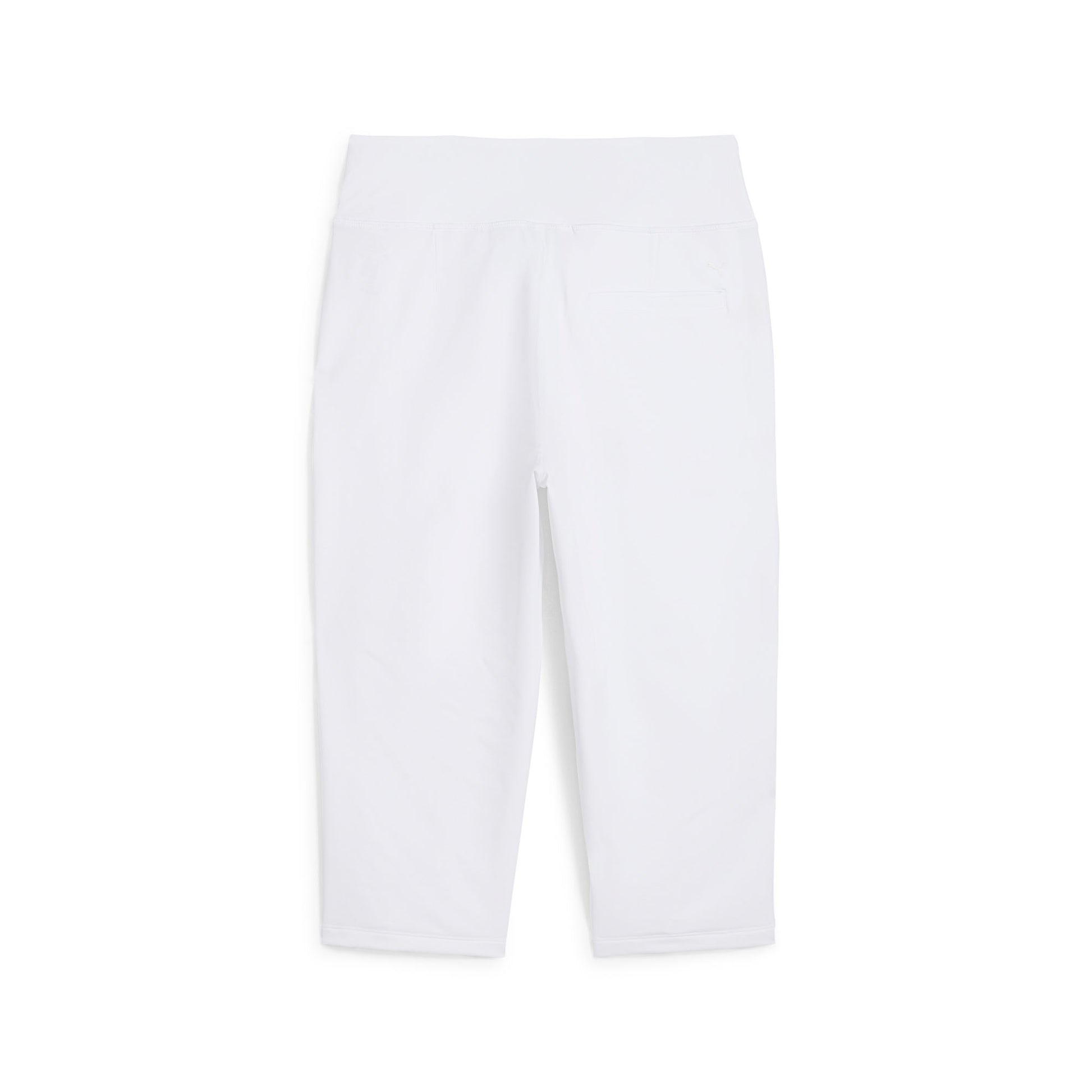 Puma Ladies Soft-Stretch High-Rise Capris in White Glow with UPF 40