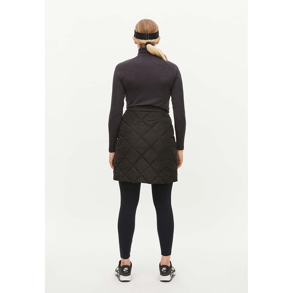 Rohnisch Ladies Quilted Wrap Golf Skirt in Black